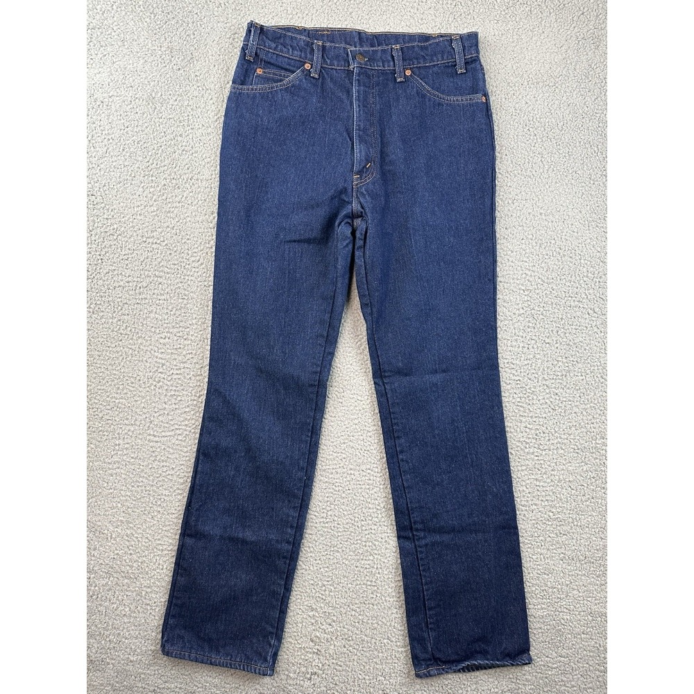 LEVIS Vintage 80s 515 Flannel Lined Jeans Mens 34(30)* x34 Orange Tab 1986 USA